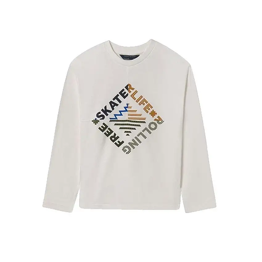 T-shirt a maniche lunghe stampato per bambini Mayoral Kids