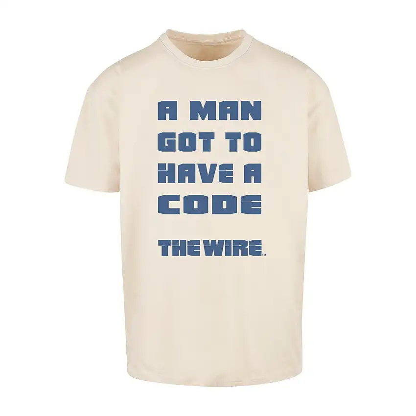 T-shirt oversize Merchcode The Wire A Man