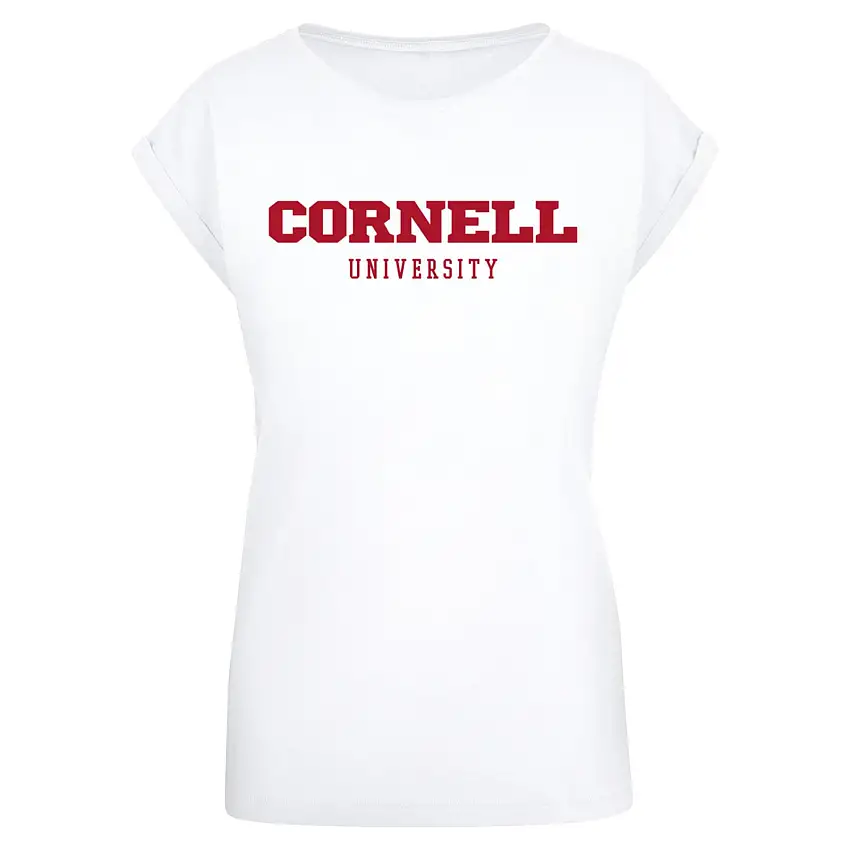 T-shirt da donna Merchcode Cornell University - Script