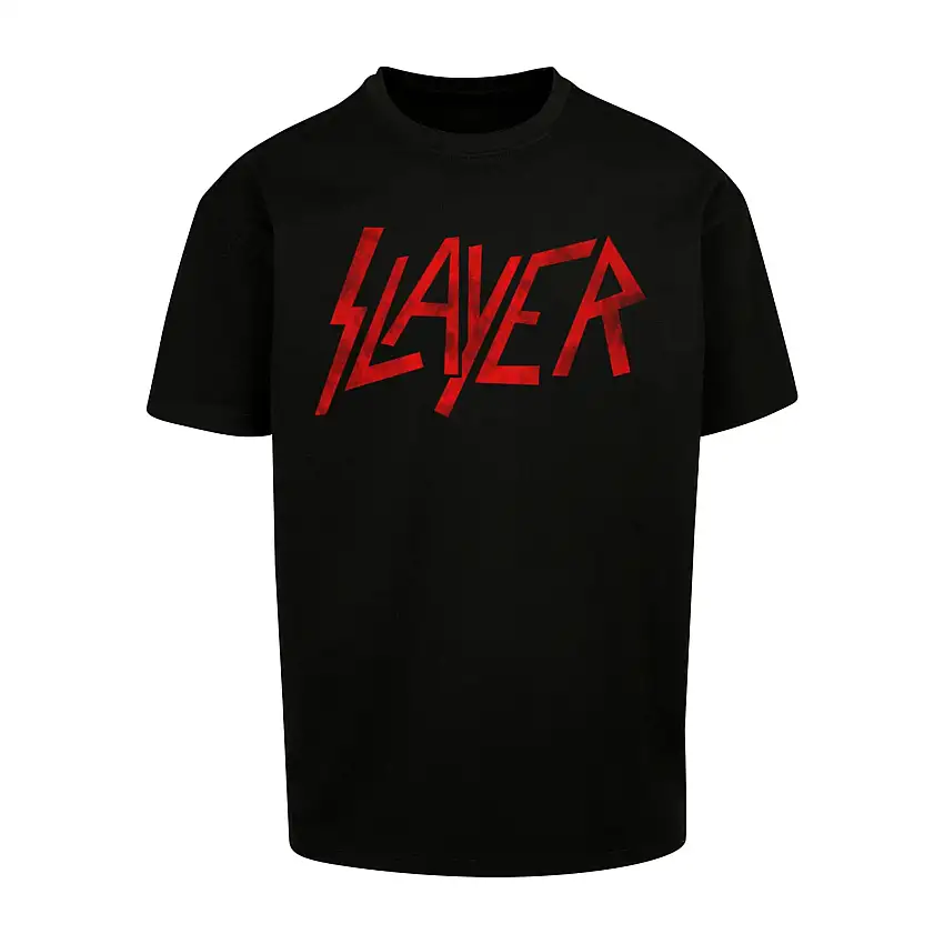 T-shirt oversize Merchcode Slayer - Distressed Logo Heavy