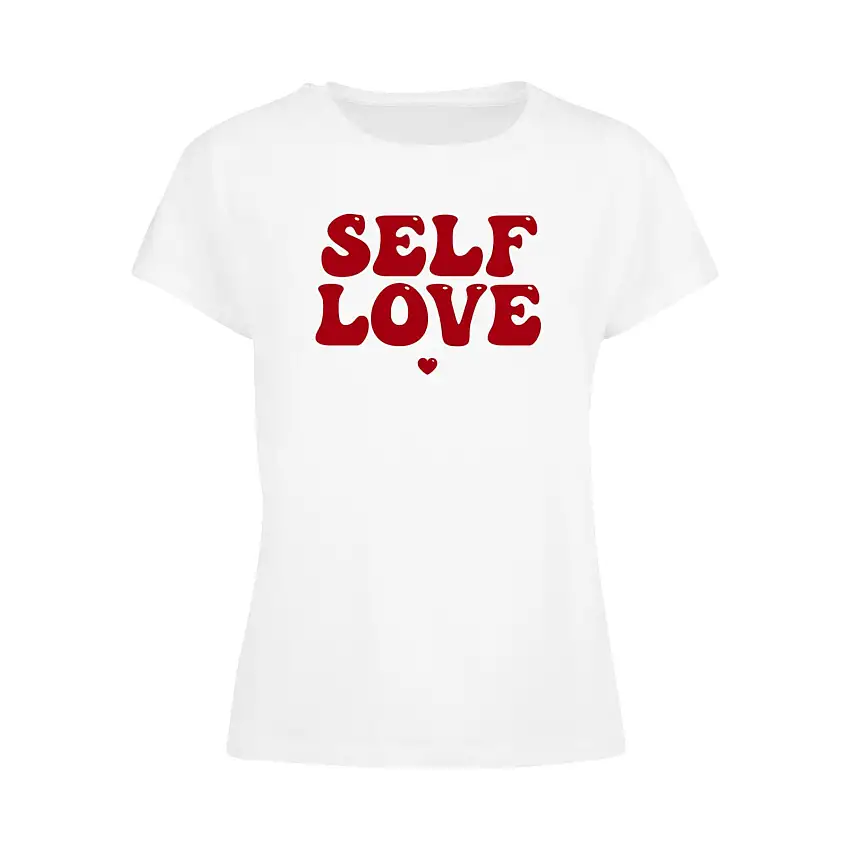 T-shirt da donna Merchcode Wording - Self Love