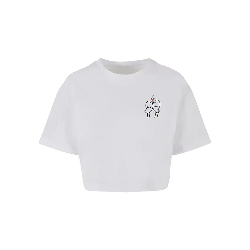 T-shirt da donna Merchcode Hugs & Love - Birds Love