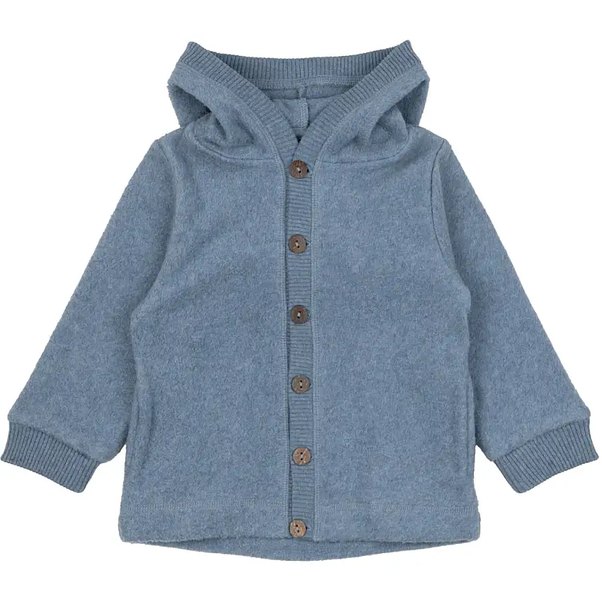 Cardigan in pile con cappuccio per bambino Mikk-Line [Misura 4 anni]