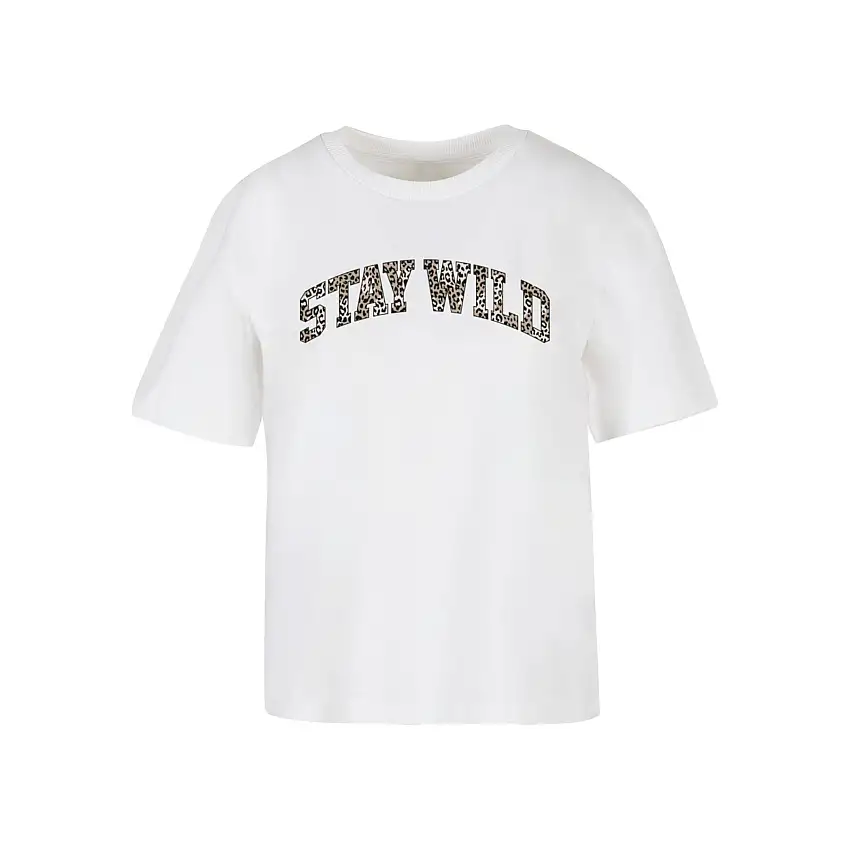 T-shirt da donna Miss Tee Stay Wild Leo