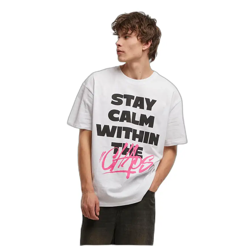 T-shirt oversize Mister Tee Stay Calm In Chaos