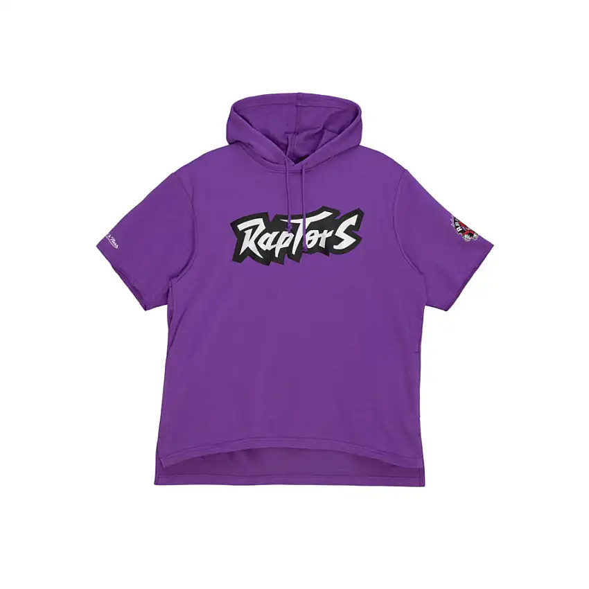 Felpa a maniche corte con cappuccio Mitchell & Ness Gameday Toronto Raptors