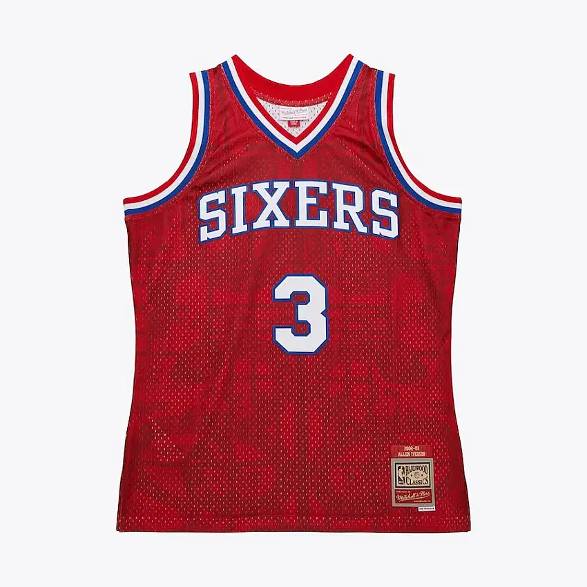 Maglia NBA Philadelphia 76ers Allen Iverson Asian Heritage Yot Snake [Misura L]
