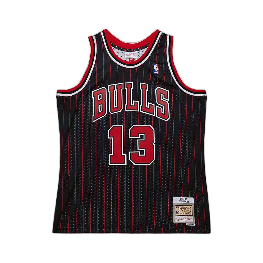 Maglia Chicago Bulls Pinstripe Luc Longley 1995/96