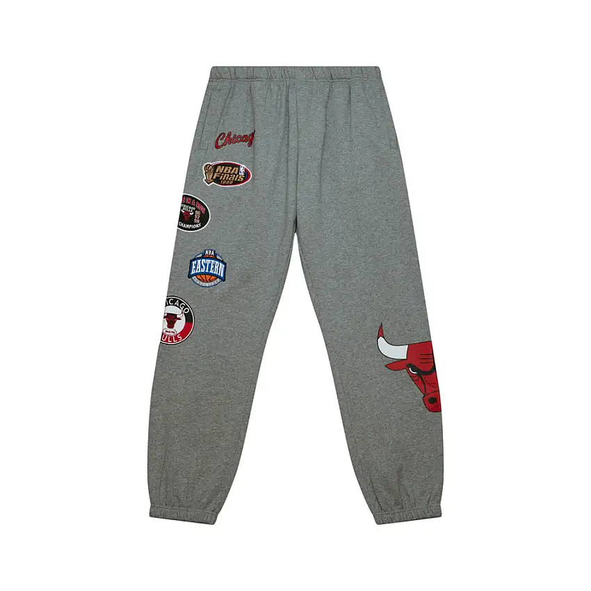 Pantaloni fitness da ginnastica Mitchell & Ness City Collection Chicago Bulls