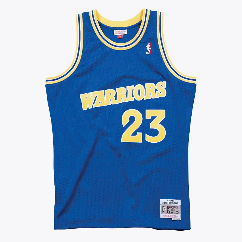 Maglia NBA Golden State Warriors Swingman Mitch Richmond 1990/91