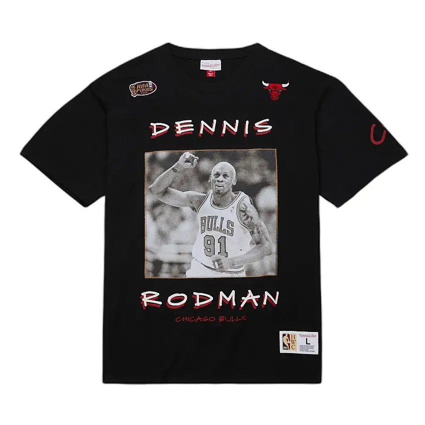 T-shirt Mitchell & Ness Premium Vintage Chicago Bulls Dennis Rodman