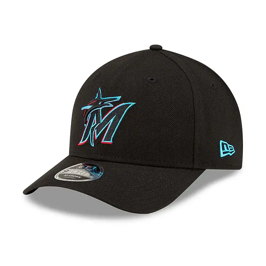 Cappellino New Era 9forty Miami Marlins MLB Plyr Rep MC