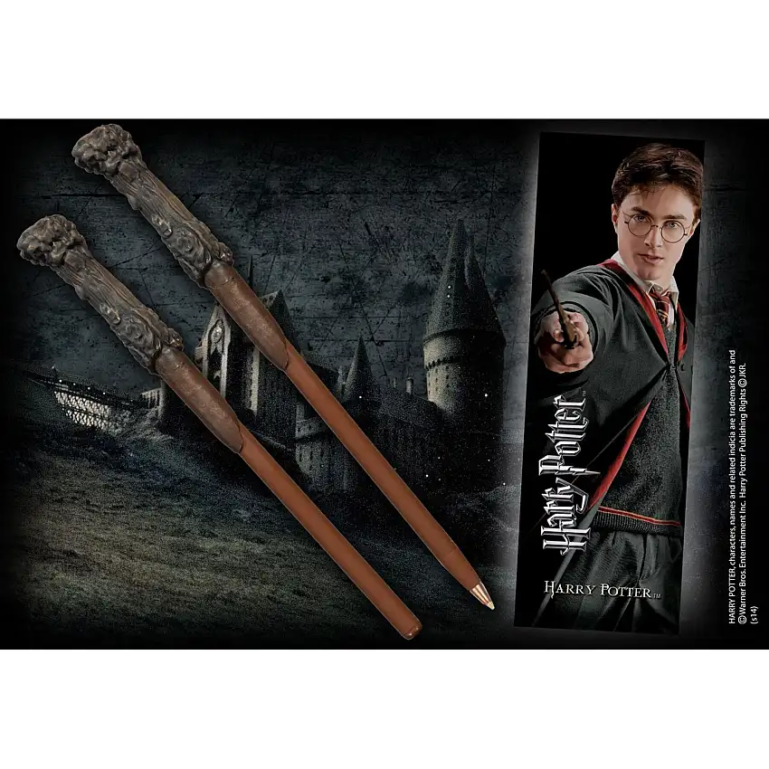 Penna a sfera e segnalibro Noble Collection Harry Potter