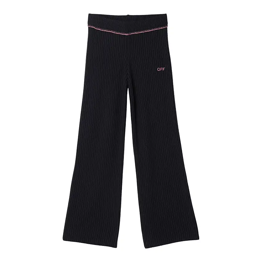 Pantaloni a coste per ragazza Off White