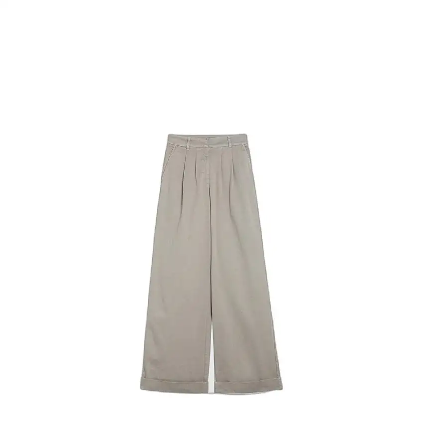 Pantaloni larghi in cotone da donna Palm Angels