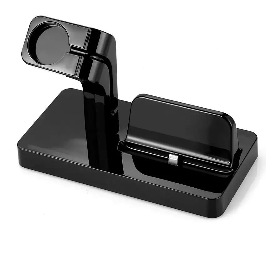 Stazione di ricarica e sincronizzazione 2 in 1 Platyne Apple Watch Et Iphone
