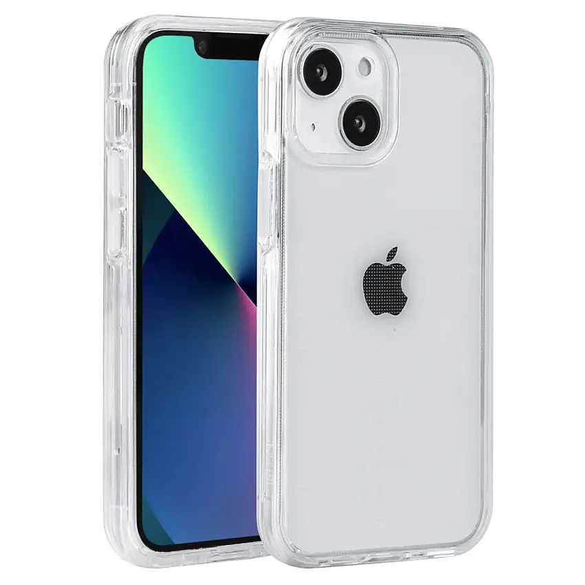 Custodia per smartphone 2 in 1 (bordo in silicone e custodia rigida) Platyne Iphone 13 Mini