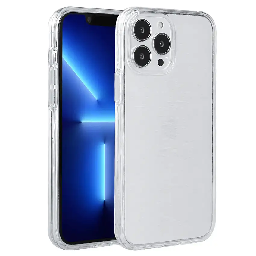 Custodia per smartphone 2 in 1 (bordo in silicone e custodia rigida) Platyne Iphone 13Pro Max