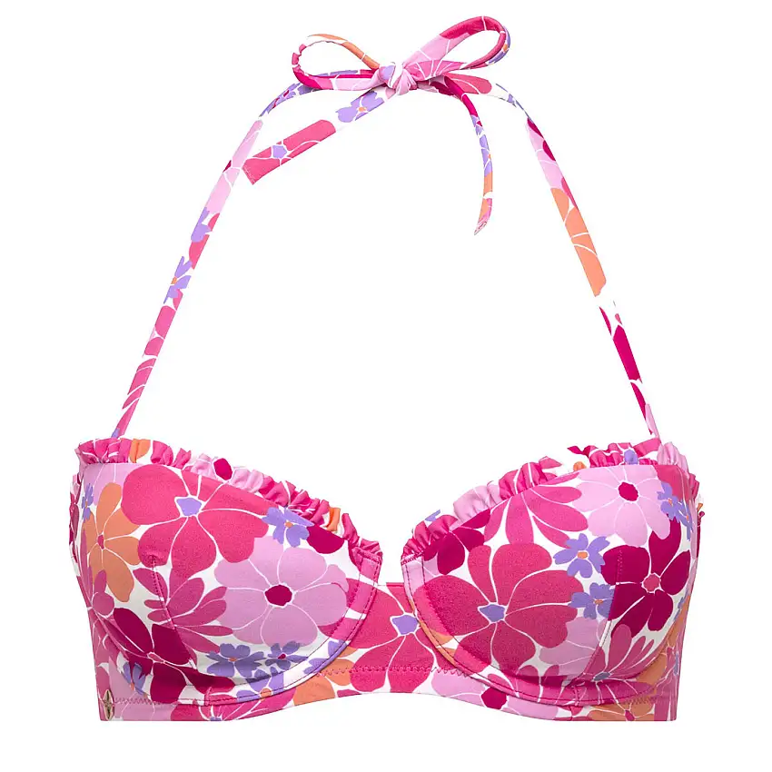 Top bikini balconette donna Brigitte Bardot Fouta