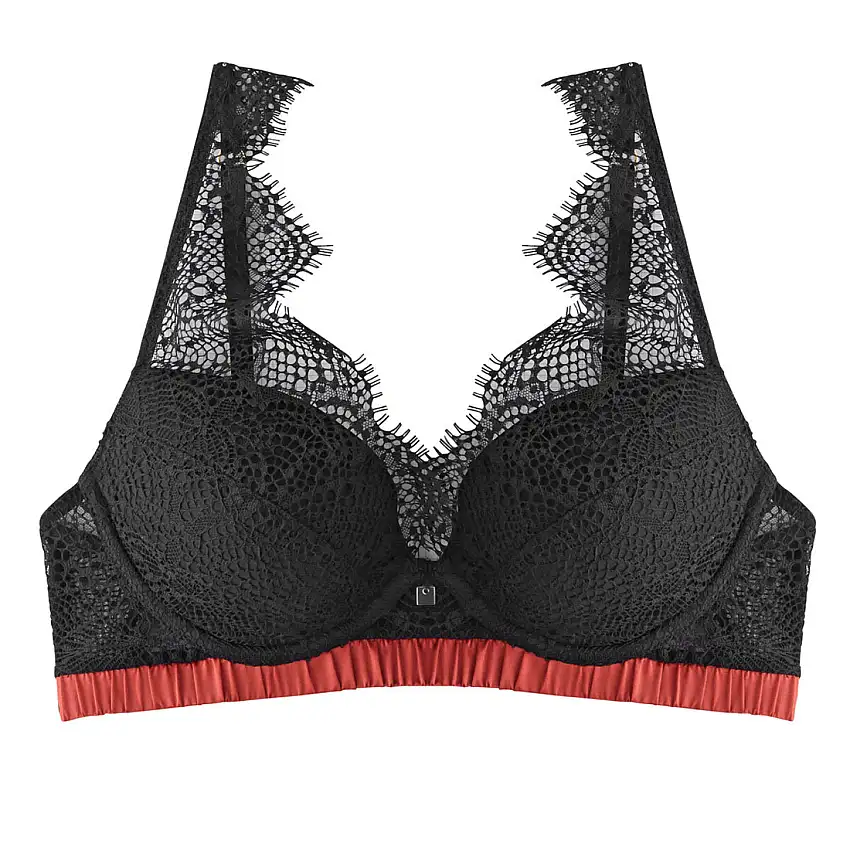 Reggiseno ampliforme con coppe modellate donna Pomm'Poire Impertinente