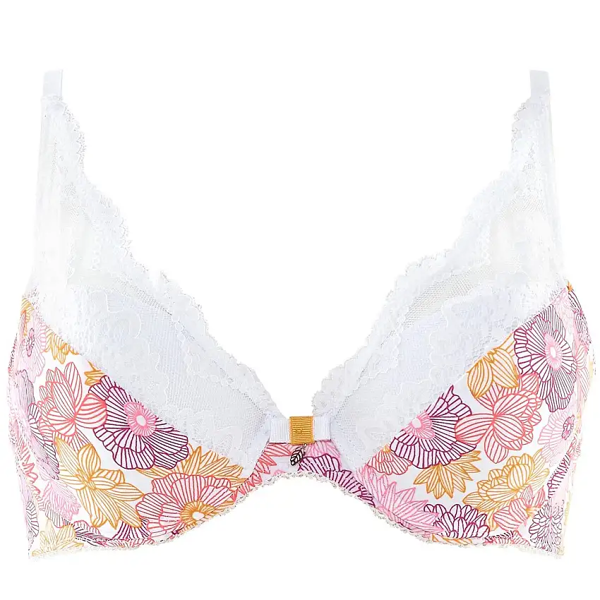 Reggiseno ampliforme con coppe modellate donna Pomm'Poire Eternité