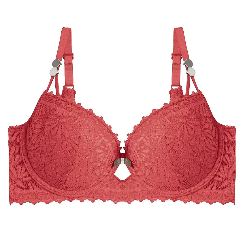 Reggiseno ampliforme con coppe modellate donna Pomm'Poire Check-In