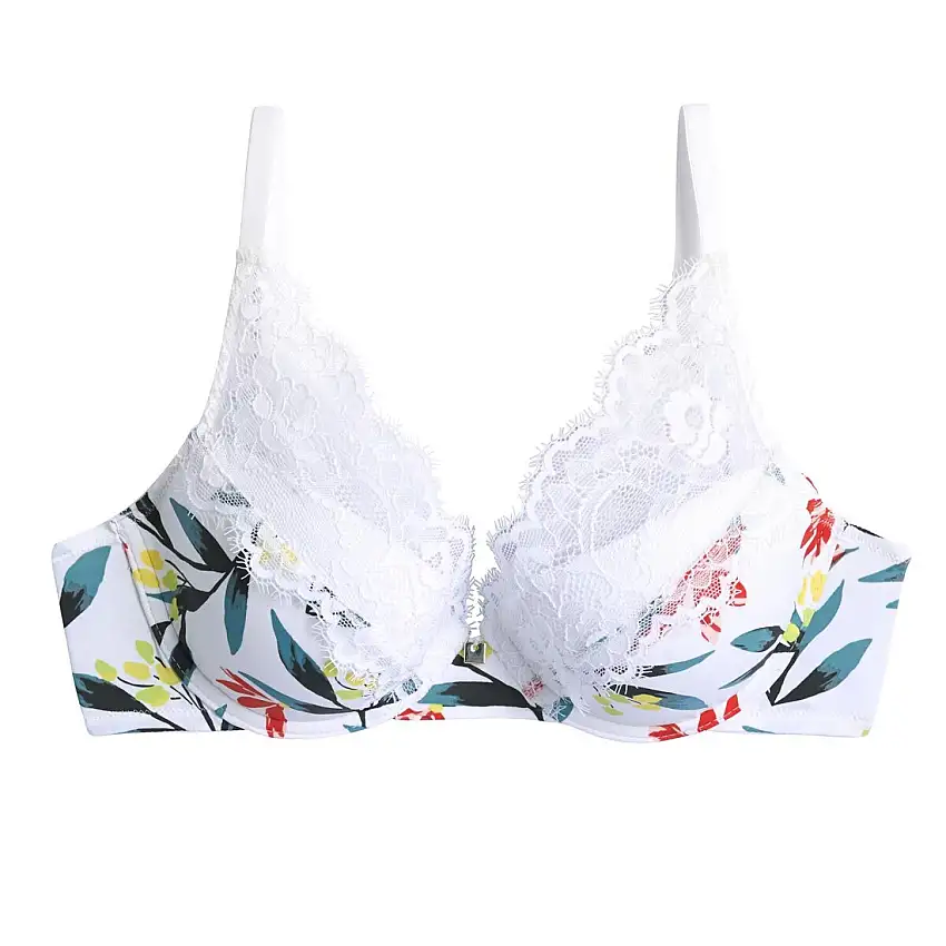 Reggiseno a forma amplificata con coppe stampate donna Pomm'Poire Etourdie
