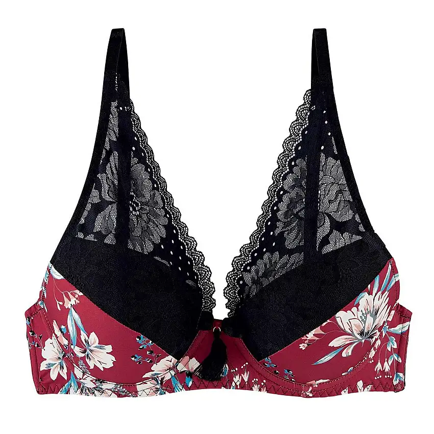 Reggiseno ampliforme con coppe modellate donna Pomm'Poire Pivoine