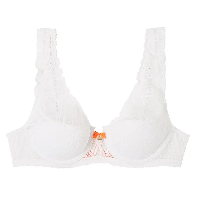 Soutien-gorge ampliforme in pizzo riciclato donna Pomm'Poire Lima