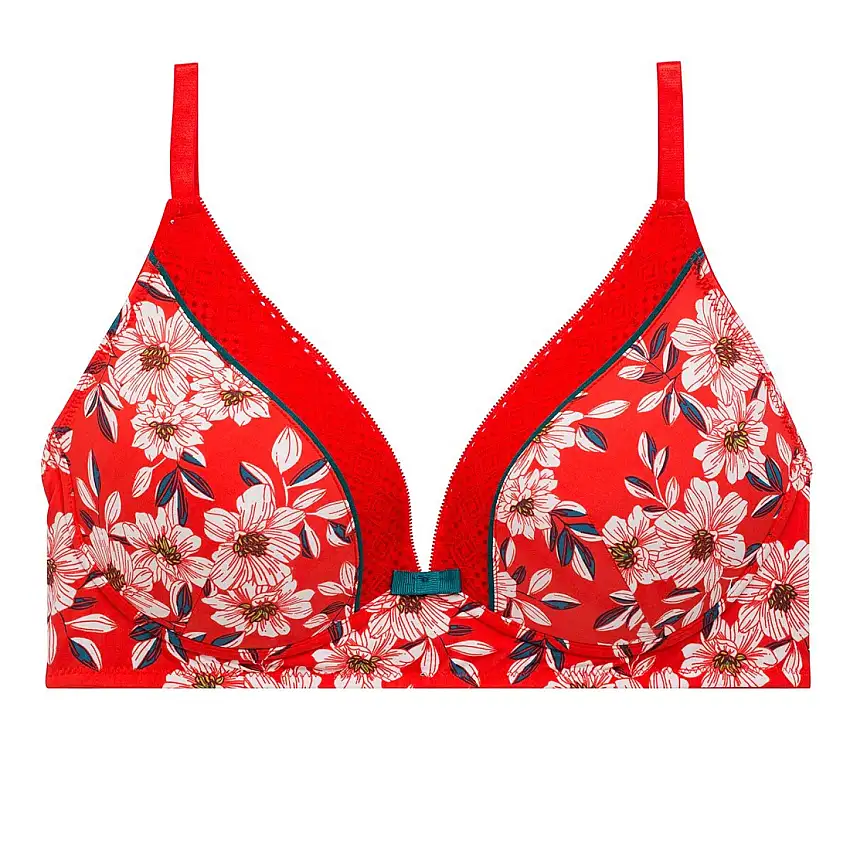 Reggiseno ampliforme con coppe modellate donna Pomm'Poire Incendie