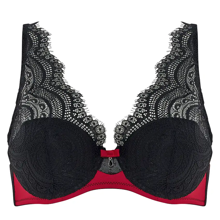 Reggiseno ampliforme con coppe modellate donna Pomm'Poire Abyme