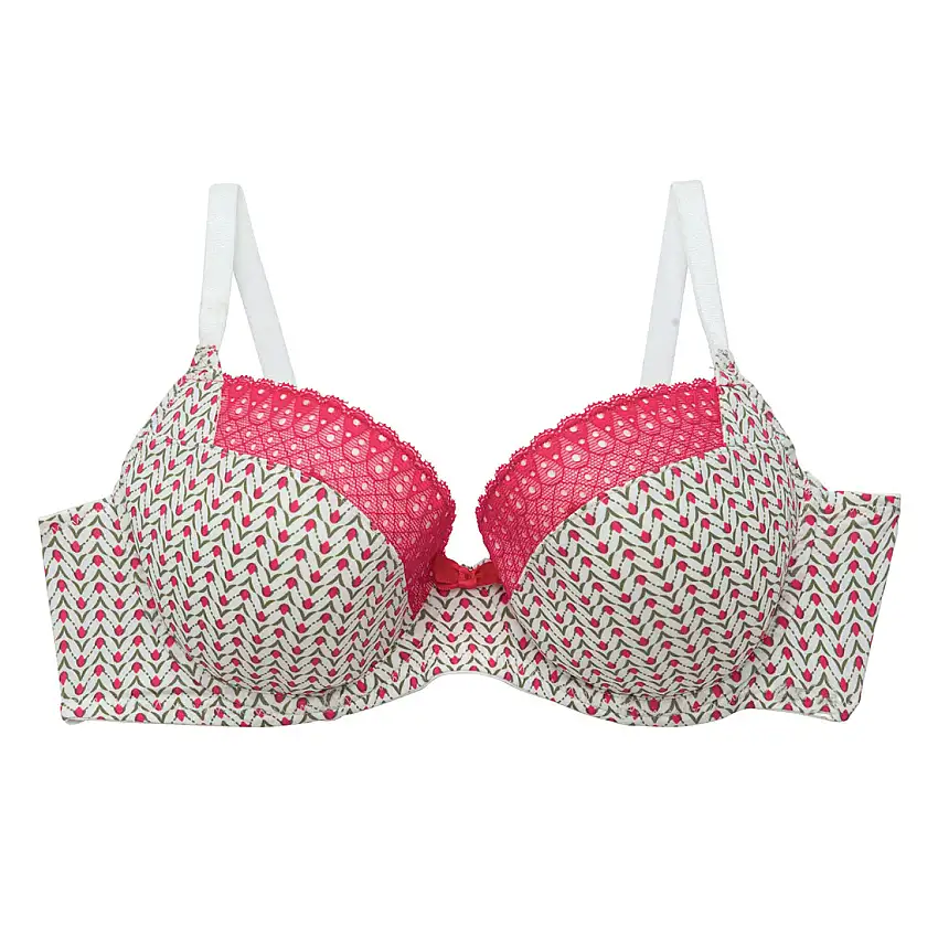 Reggiseno ampliforme con coppe modellate donna Pomm'Poire Ecrin
