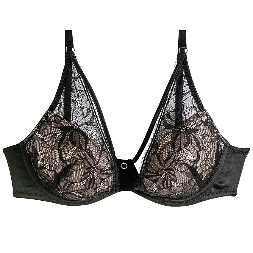 Reggiseno ampliforme con coppe modellate donna Pomm'Poire Dédale