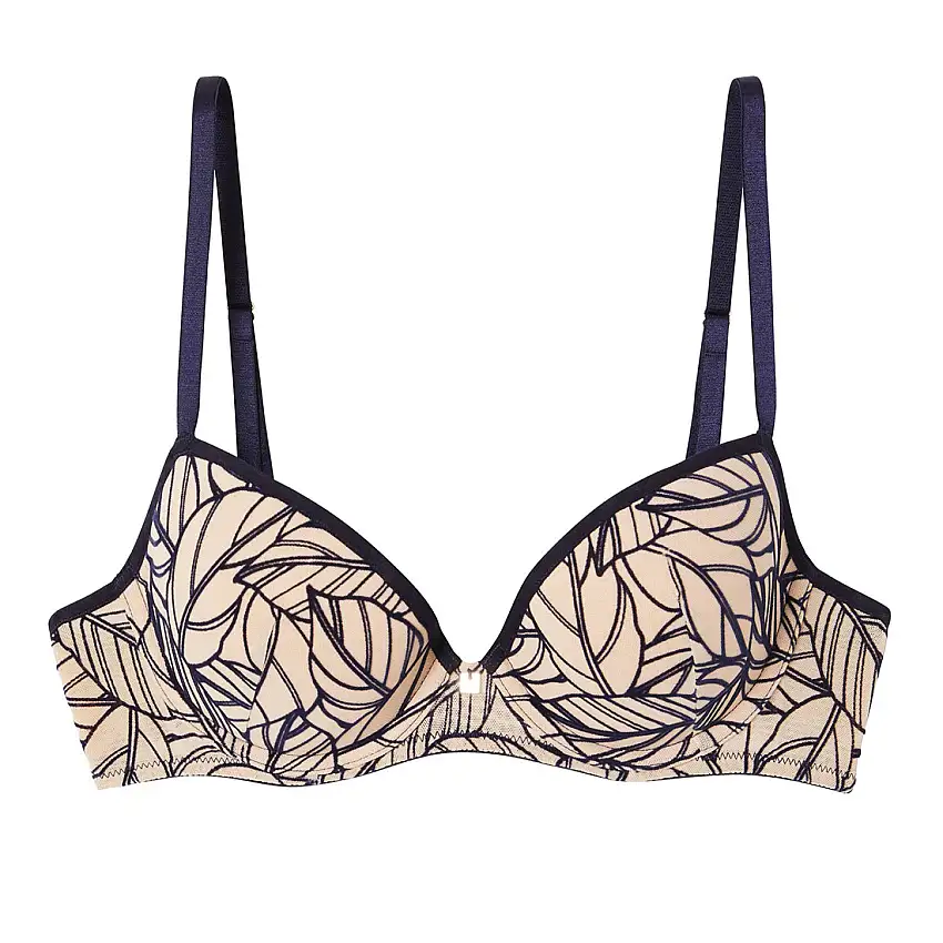Reggiseno ampliforme con coppe modellate donna Pomm'Poire Myrtille