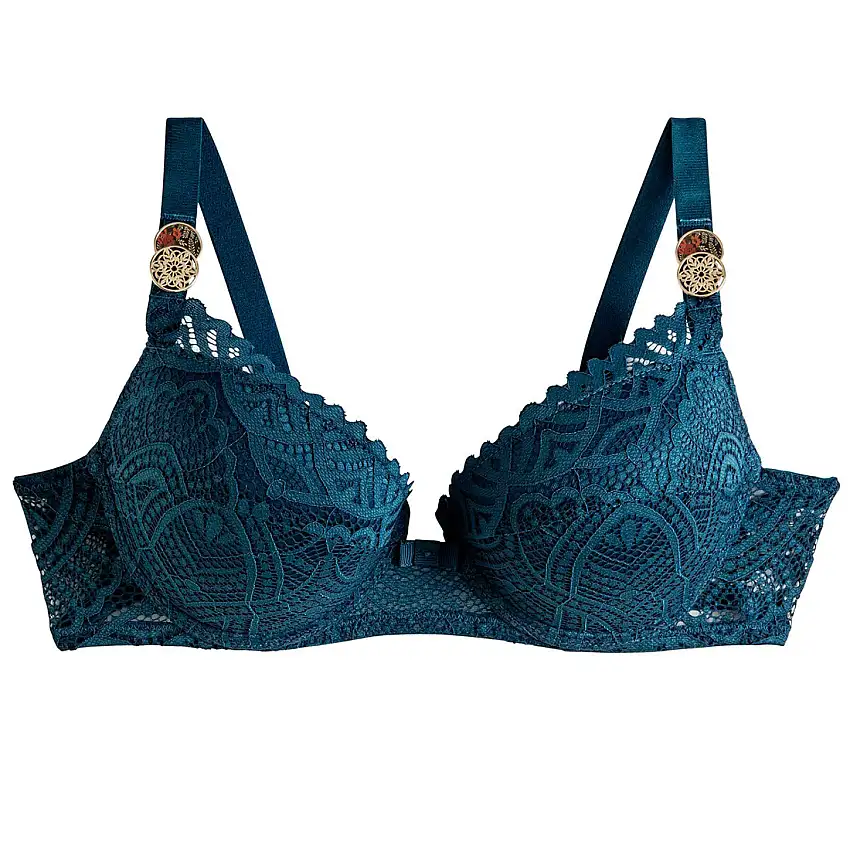 Reggiseno ampliforme con coppe modellate donna Pomm'Poire Paprika