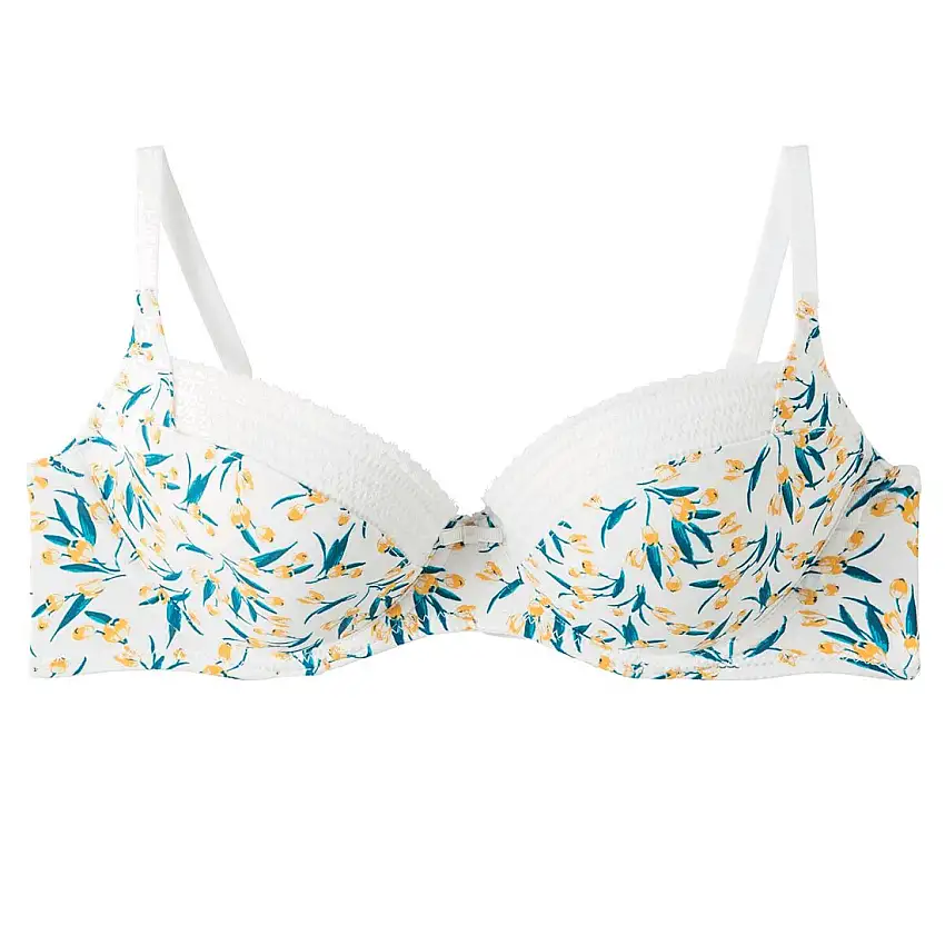 Reggiseno ampliforme con coppe modellate donna Pomm'Poire Ruche