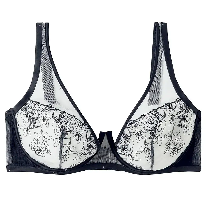 Reggiseno con stecche sostegno alto donna Pomm'Poire Splash