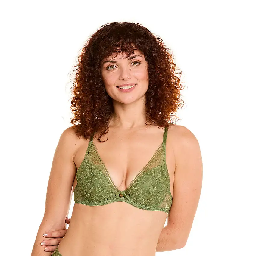 Reggiseno ampliforme con coppe modellate donna Pomm'Poire Masque