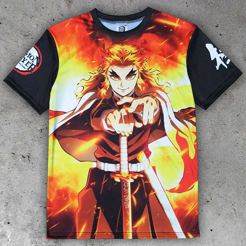 T-shirt Popbuddies Demon Slayer: Kimetsu no Yaiba Kyojuro Rengoku