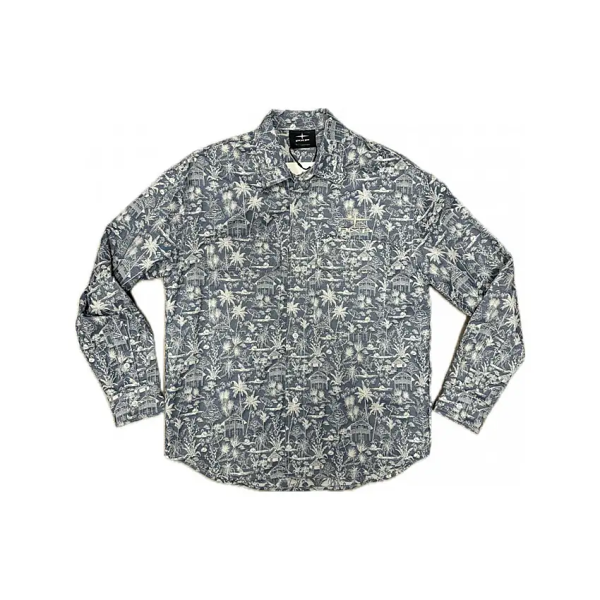 Camicia in tessuto tropicale a maniche lunghe Project X Paris