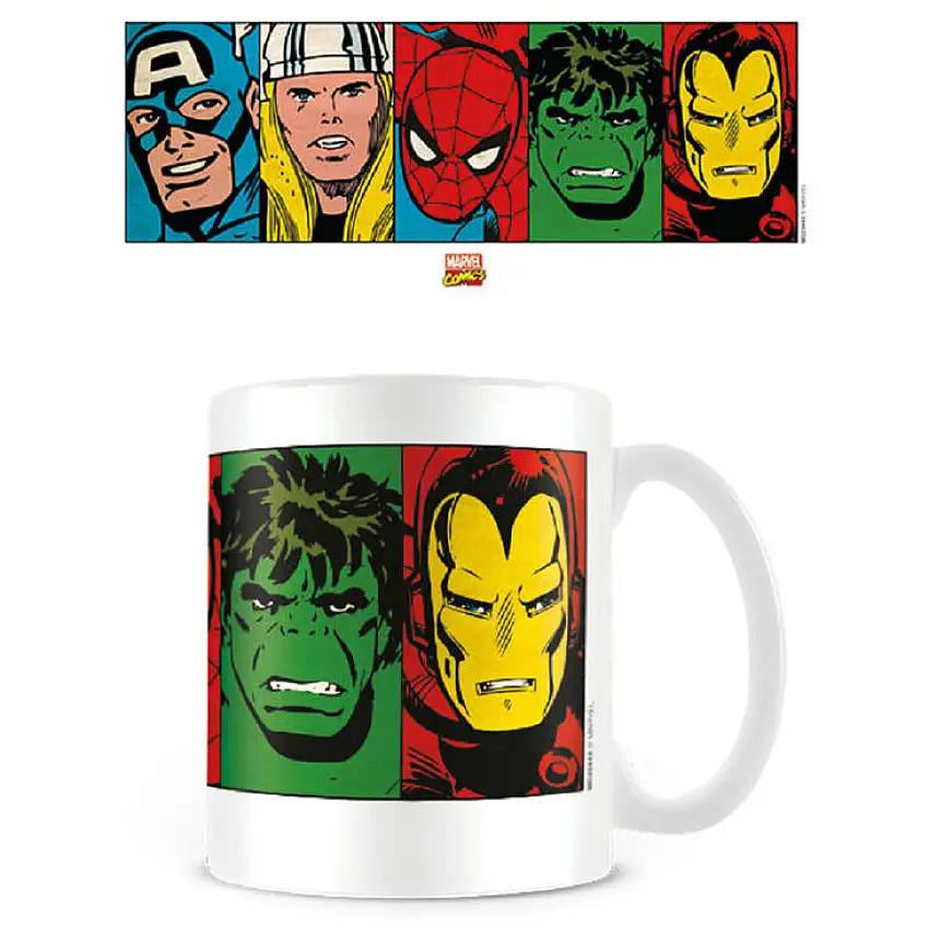 Tazza Pyramid Marvel Avengers Faces [Misura 315 ml]