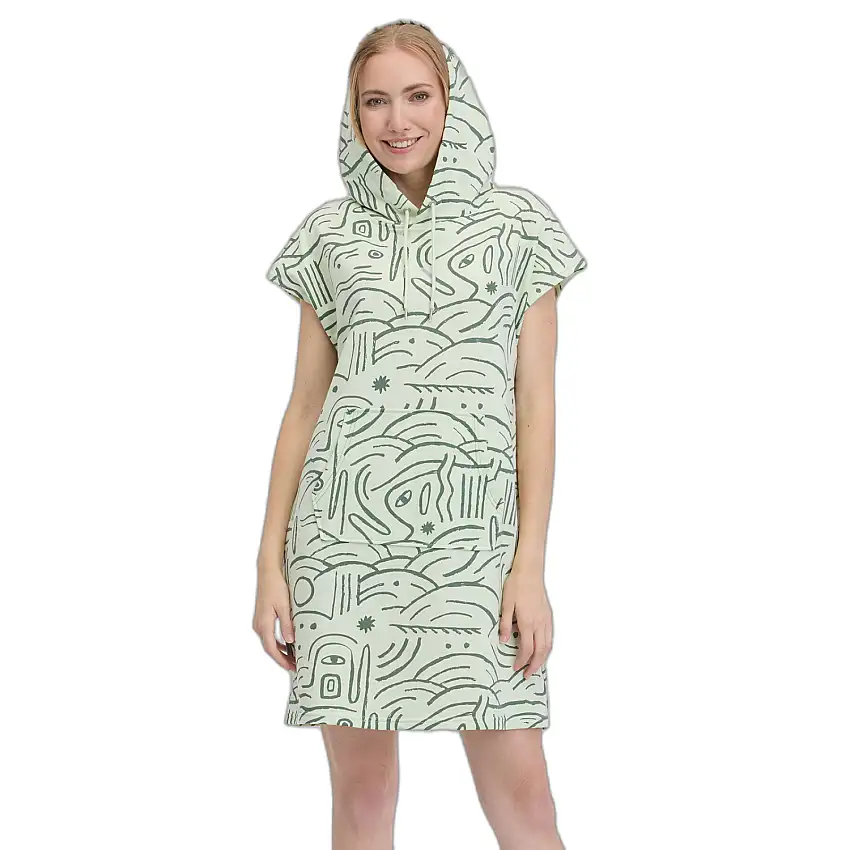 Robe t-shirt con cappuccio da donna Ragwear Chyca Print [Misura S]