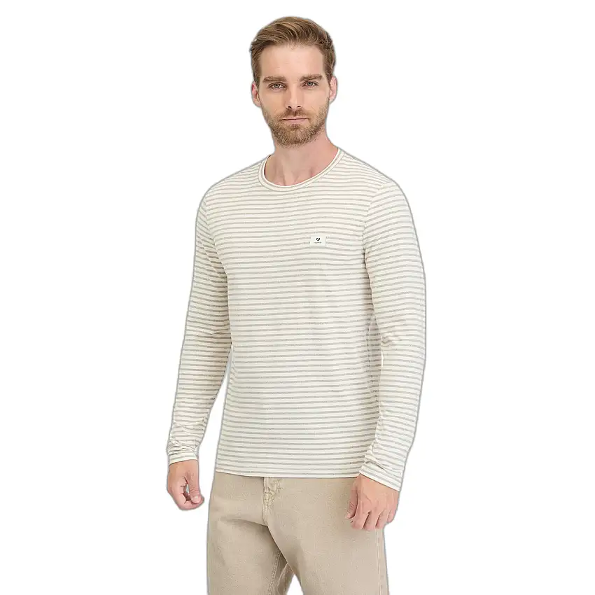 T-shirt a righe a maniche lunghe Ragwear Adder Gots