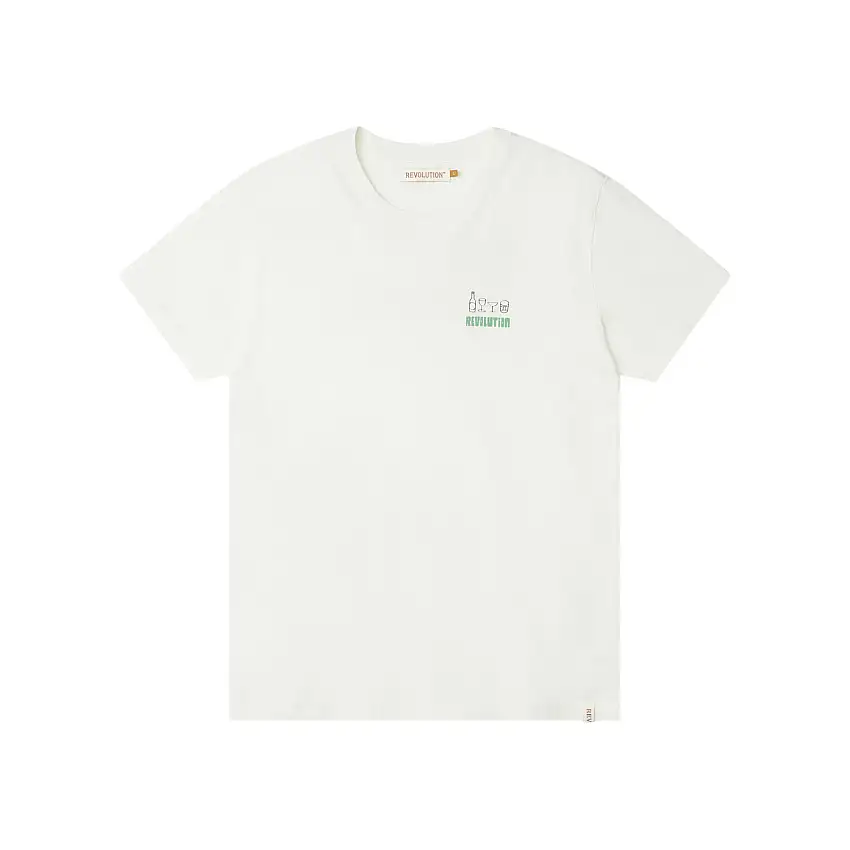 T-shirt stampato al centro della schiena Revolution