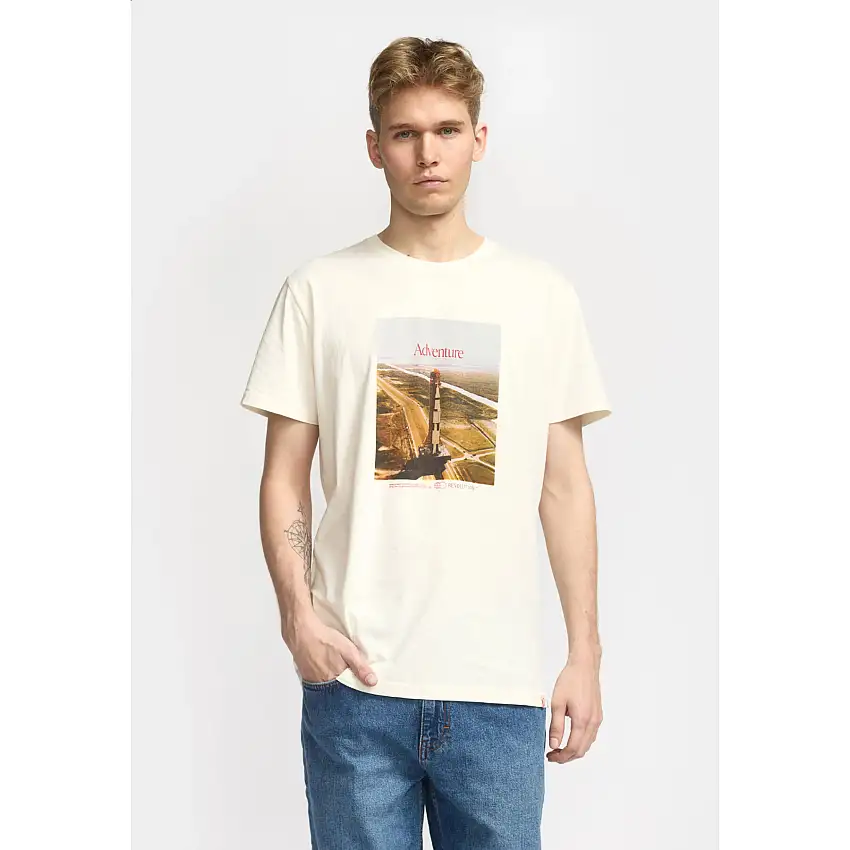 T-shirt regular con collo tondo stampato Revolution Roc