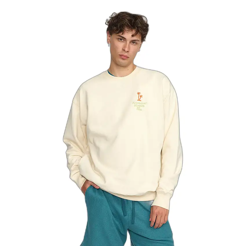 Felpa con stampa Revolution Board And Fins