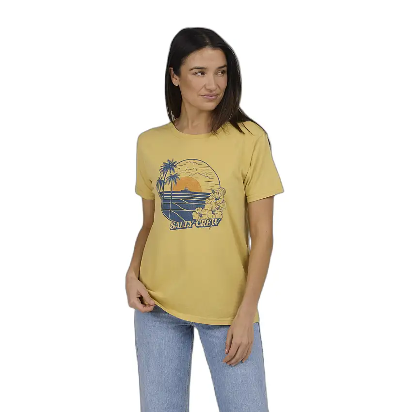 T-shirt da donna Salty Crew Beach Scene B.F