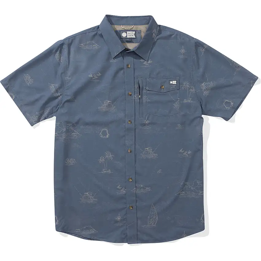 Camicia tessuta Salty Crew Helmsman Tech