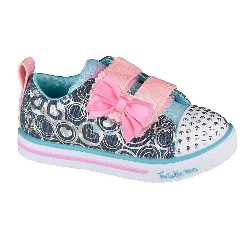 Sneakers da bambina Skechers Sparkle Litelil Heartsland