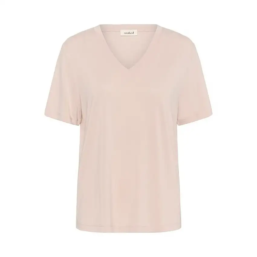 T-shirt a V largo da donna Soaked in Luxury Columbine